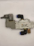 Smc SY5120-5DZ-01T Pneumatic Solenoid Valve, Port, Position. Fixed Price $20.00.