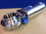 2" Pentair Sudmo Nc DN50-100 Sanitary Pneumatic Butterfly Valve, Tri-clamp Conn.. Fixed Price $199.99.