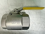 Nos; Apollo 76-100-35 Ball Valve 3" F-npt CF8M, 1000 Wog, Ptfe Modifier. Fixed Price $600.00.