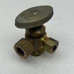 Brasscraft R3702L Dual Outlet Stop Valve 1/2" Npt Inlet, 7/16" + Comp. Fixed Price $19.99.