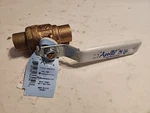 Apollo 77CLF-203-01A 1/2" 600-PSI Cwp Solder Bronze Ball Valve, Lead Free. Fixed Price $25.99.