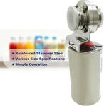Sanitary Butterfly Valve 0.75 INCH/19 Mm Pneumatic Actuator Value. Fixed Price $91.35.
