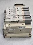 Smc SS5V2-10FD1-06B-C6 Manifold Base & Valves SV2100-5FU. Fixed Price $110.00.