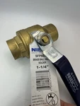 Nibco SFP600A Brass Ball Valve 1-1/4" Psi Wog Solder End, Full Port. Fixed Price $21.95.