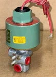 Asco Red Hat 3-WAY Solenoid Valve 832420 120V/60 1/4FPT Adjustable Flow Control. Fixed Price $75.00.