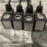 (4) Inficon FL-9496 Balzers Solenoid Coil, VIM105 250-031 24VDC 10W. Fixed Price $41.53.