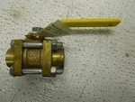 Apollo Conbraco 82-142-21 Ball Valve 4BV,3/8"BRZ 3-PC,SS B&s,uhmwpe 8214221. Fixed Price $30.06.