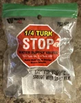 Watts 1/4 Turn PBQT-610, 1/2" Fip X 3/8" Comp. Straight Water Supply Valve. Fixed Price $8.99.