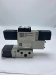 Smc NVFS2600-5FZ-02T Solenoid Valves Assembly W/ Manifold Block. Fixed Price $65.50.