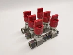 Fujikin Manual Diaphragm Valve 316L 6PC Set. Fixed Price $139.24.