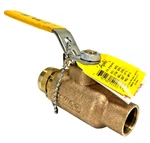Apollo 70-204-HC 3/4" Bronze Ball Valve Solder X Hose Connection W/ Cap Lever Op. Fixed Price $63.79.