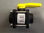 3/4" Full Port Poly Ball Valve W/ Stainless Bolts Norwesco P#61116. Fixed Price $18.60.