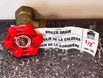 Mueller B&k 102-103 Female Brass Boiler Drain Valve 1/2" Fpt X 3/4" Dual. Fixed Price $9.00.