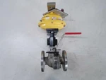 Kf Contromatics 1" CF8M Ball Valve W/ Kinetrol Actuator Type 077-030. Fixed Price $629.00.