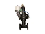 Saunders 2 3449 Diaphragm Valve W/ Actuator Fisher 67CFR Asco Coil. Fixed Price $850.00.