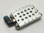 Festo VABM-L1-14S-G14-4 Manifold Rail Pneumatic Valve Base 566620. Fixed Price $39.99.