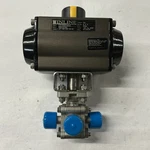 Inline Air-operated 1/2 316 Stainless Steel Ball Valve With Positioner. Fixed Price $300.00.