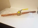 Apollo 1" Bronze Dual Port Solder 600 Lb. Ball Valve 82-205-F3. Fixed Price $149.99.