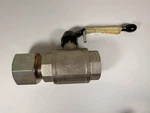Pel 1-1/2" Stainless Steel Ball Valve DN-38 PN40 C-10. Fixed Price $54.99.