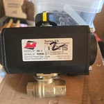 New Rub 1/2" Ball Pneumatic Valve Actuator EA4-2- Nass Magnet Solenoid. Fixed Price $399.99.