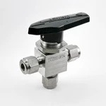 Whitey Swagelok SS-43XS4 Stainless Steel Ball 3-WAY Valve 1/4" Tube Compression. Fixed Price $99.65.
