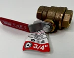 Mueller 107-404NL Ball Valve, 3/4". Fixed Price $16.98.