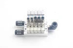 Smc SY3120-5LZD-M5 5X Solenoid Air Valve W/ Manifold. Fixed Price $34.35.