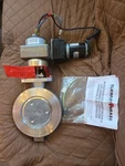 Jamesbury, Wafer Sphere, 6" Butterfly Valve, 815W1736HBTT, With Motor, Fire.... Fixed Price $997.00.
