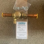 Keeprite Refrigerant Inline Ball Valve 5/8 Ods W/tap Part # 58BV(T) 870 Psi Nib. Fixed Price $38.00.