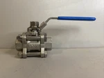 New Fluid Valves Fnw 1/2" Stainless Steel Ball CF8M 1000WOG Weld Socket. Fixed Price $20.00.