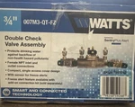 Watts 3/4" Double Check Valve 007M3-QT-FZ T953242. Fixed Price $175.00.