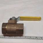 Apollo 7010627 1-1/4" Ball Valve, Bronze 2PC Body, Threaded Ends, Rptfe Seats. Fixed Price $55.17.