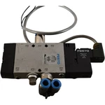 Festo 163142 Solenoid Valve CPE18-M1H-5L-1/4 5/2-WAY 24VDC Coil. Fixed Price $49.99.