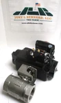 Quadrant, 2" Fnpt CF8M Ball Valve, 900-CLASS, 2160-WOG, W/ Actuator Surplus. Fixed Price $336.00.