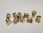 Lot Of 10 Pcs. 1/4" Male Npt Brass Hex Head Plug. Fixed Price $13.98.