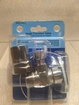 Plumb Pak PP32-1PCLF 1/4 Turn Transitional Angle Supply Line Valve, 1/2 X 3/8. Fixed Price $12.50.