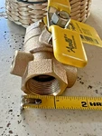 Oem Apollo 3/4" Bronze Tapped Ball Valve For PVB4A Backflow Preventer. Fixed Price $44.07.