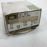 Parker Unit Valve 04F20C2110ACF 1/4NPT 5/32 Oriface. Fixed Price $29.99.