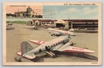 Columbus Airport Octagonal Control Tower Ohio Postcard. Fixed Price $8.95.