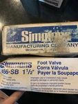 Simmons 1/2 Foot Valve Lot Of. Fixed Price $49.00.