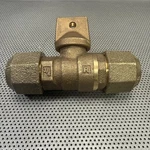 Mueller 300 Ball Curb Valve 3/4 Nl With Cts Compression Fittings Both Ends. Fixed Price $189.97.