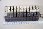Numatics Manifold Block W/ (10) Solenoid Valves 062BA411M. Fixed Price $199.99.