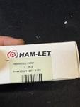 Ham-let H-6800-SS-L-1/4-CST Manual 3-WAY Ball VALVE,1/4",316 3ZVT7. Fixed Price $100.00.