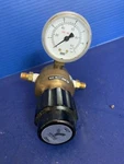 Parker Veriflo IR4B-100-GSD Brass Regulator W/ Gauge, Port, Used. Fixed Price $32.50.