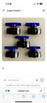 5 Pack Homewerks VBV-P80-B4B Ball Valve, Pvc Sch 80, X Solvent, 3/4-INCH Fip. Fixed Price $40.00.