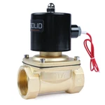 U.s. Solid 1-1/2 Inch Electric Solenoid Valve 110V Ac Brass. Fixed Price $112.49.