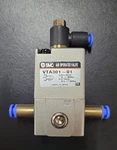 Smc VTA301-01 Air Operated Valve 3-PORT, 1/8" Npt, 0-1.0MPA, 0.2-1.0MPA Pilot. Fixed Price $34.99.