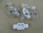 (3) Furon Mini Check Valve , MCV566. Fixed Price $159.00.