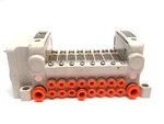Smc VV5QC11-08N3SD0-S Pneumatic Manifold 8-STATION. Fixed Price $89.99.