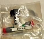 Fujikin 076911 Manual Diaphragm Valve, 3870-01766. Fixed Price $150.00.